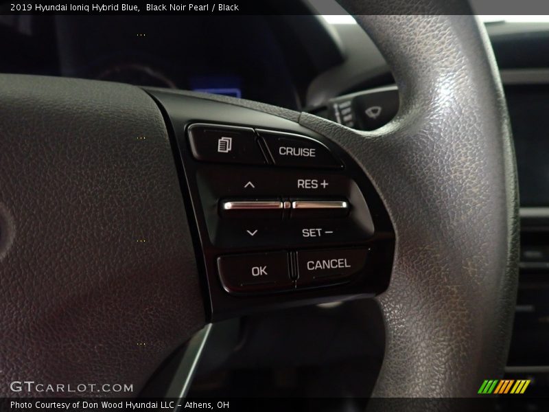 Black Noir Pearl / Black 2019 Hyundai Ioniq Hybrid Blue