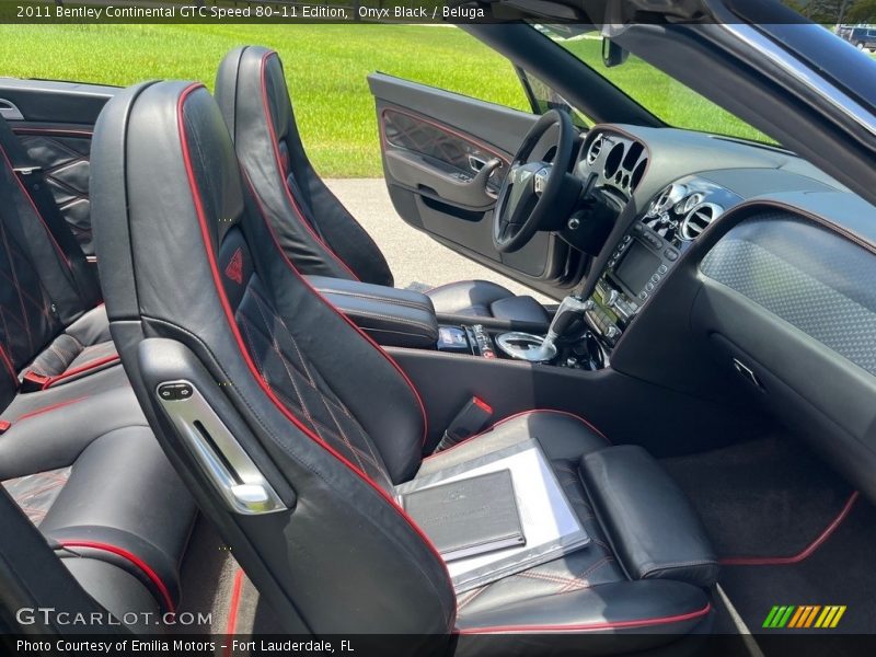 Front Seat of 2011 Continental GTC Speed 80-11 Edition