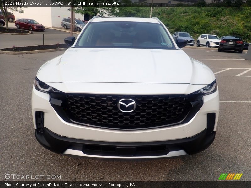 Wind Chill Pearl / Terracotta 2023 Mazda CX-50 Turbo AWD