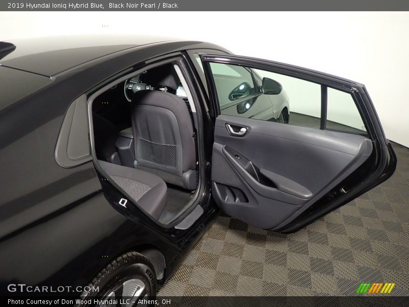 Black Noir Pearl / Black 2019 Hyundai Ioniq Hybrid Blue