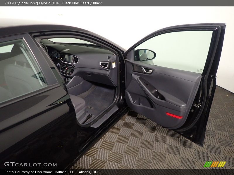 Black Noir Pearl / Black 2019 Hyundai Ioniq Hybrid Blue