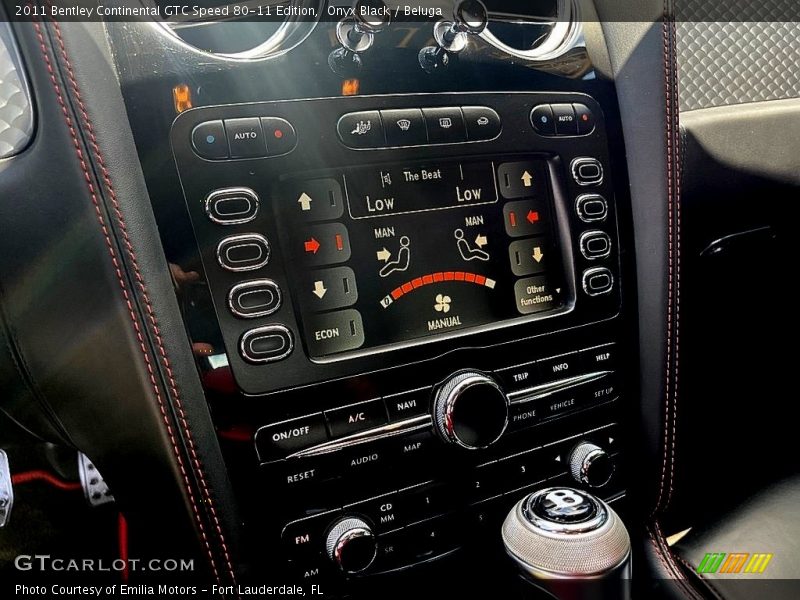 Controls of 2011 Continental GTC Speed 80-11 Edition