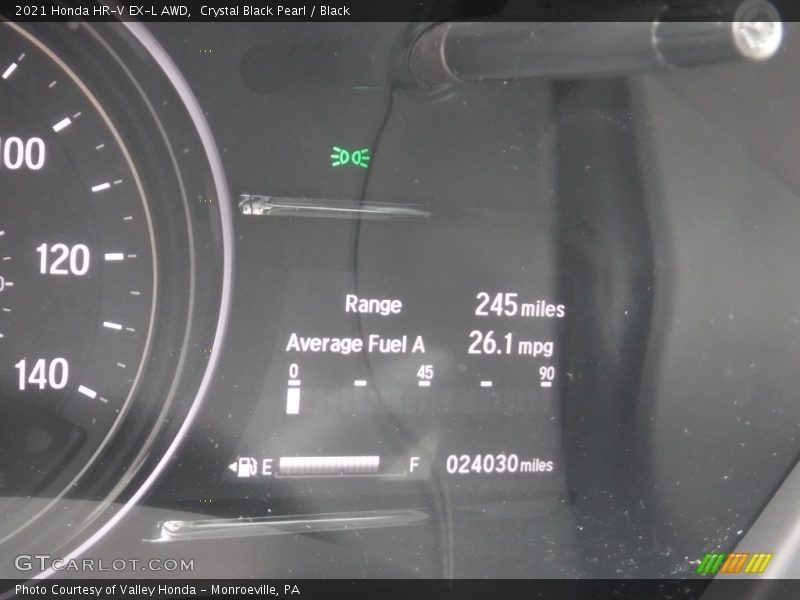 Crystal Black Pearl / Black 2021 Honda HR-V EX-L AWD