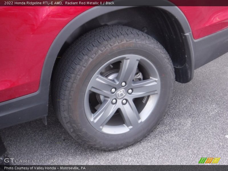 Radiant Red Metallic II / Black 2022 Honda Ridgeline RTL-E AWD