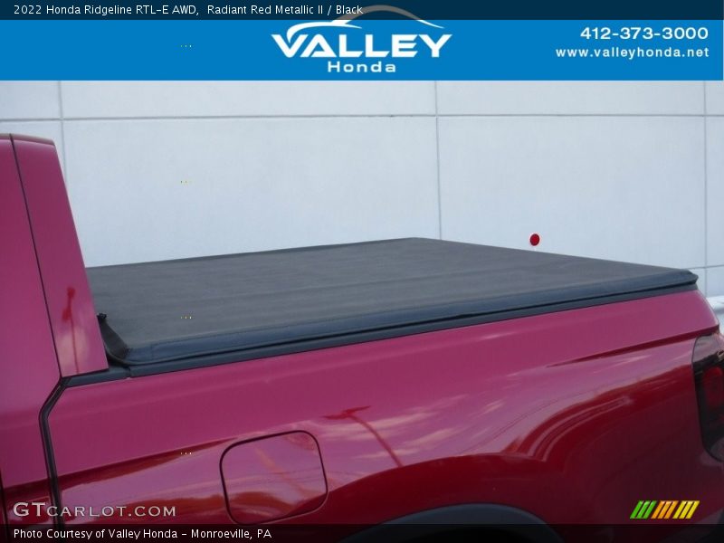 Radiant Red Metallic II / Black 2022 Honda Ridgeline RTL-E AWD