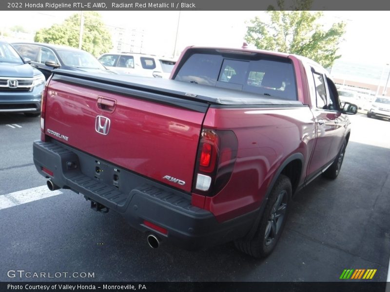 Radiant Red Metallic II / Black 2022 Honda Ridgeline RTL-E AWD