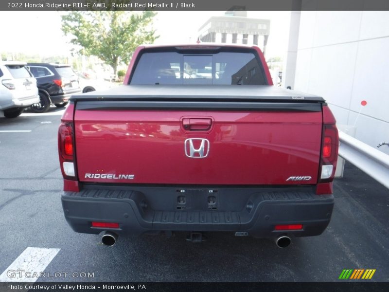 Radiant Red Metallic II / Black 2022 Honda Ridgeline RTL-E AWD