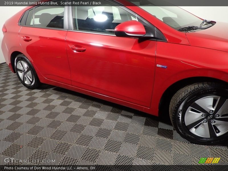Scarlet Red Pearl / Black 2019 Hyundai Ioniq Hybrid Blue