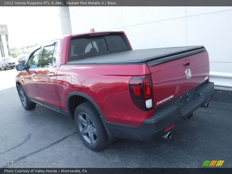 Radiant Red Metallic II / Black 2022 Honda Ridgeline RTL-E AWD