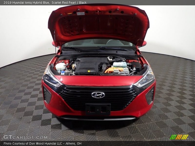 Scarlet Red Pearl / Black 2019 Hyundai Ioniq Hybrid Blue