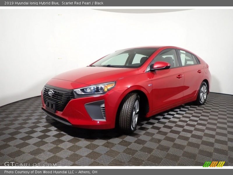 Scarlet Red Pearl / Black 2019 Hyundai Ioniq Hybrid Blue