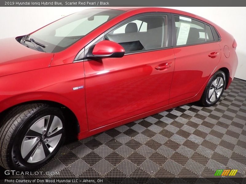 Scarlet Red Pearl / Black 2019 Hyundai Ioniq Hybrid Blue