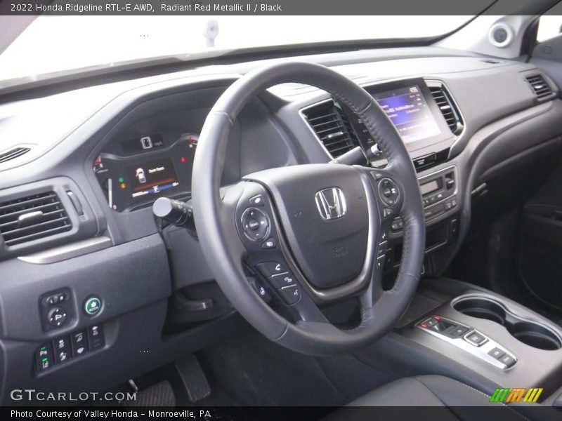 Dashboard of 2022 Ridgeline RTL-E AWD