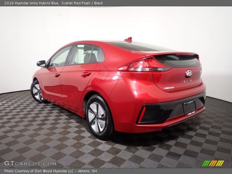 Scarlet Red Pearl / Black 2019 Hyundai Ioniq Hybrid Blue
