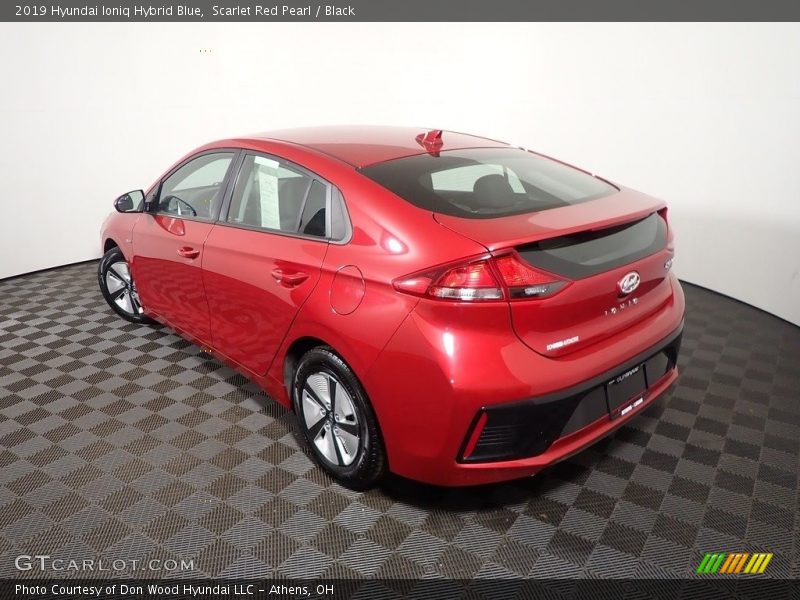 Scarlet Red Pearl / Black 2019 Hyundai Ioniq Hybrid Blue