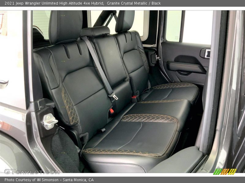 Rear Seat of 2021 Wrangler Unlimited High Altitude 4xe Hybrid