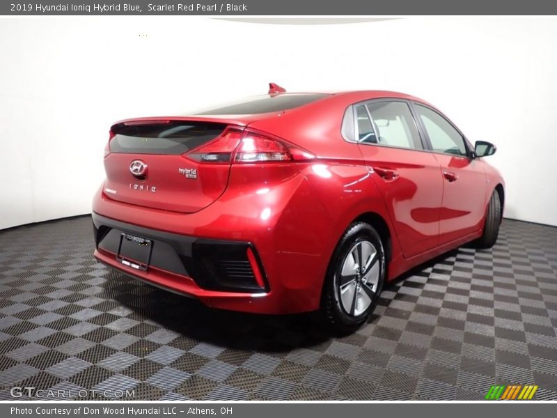 Scarlet Red Pearl / Black 2019 Hyundai Ioniq Hybrid Blue