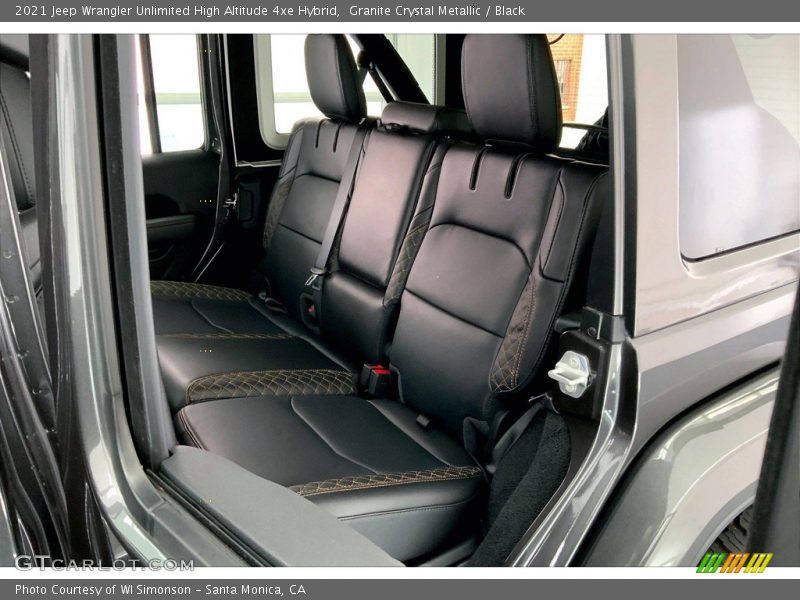 Rear Seat of 2021 Wrangler Unlimited High Altitude 4xe Hybrid