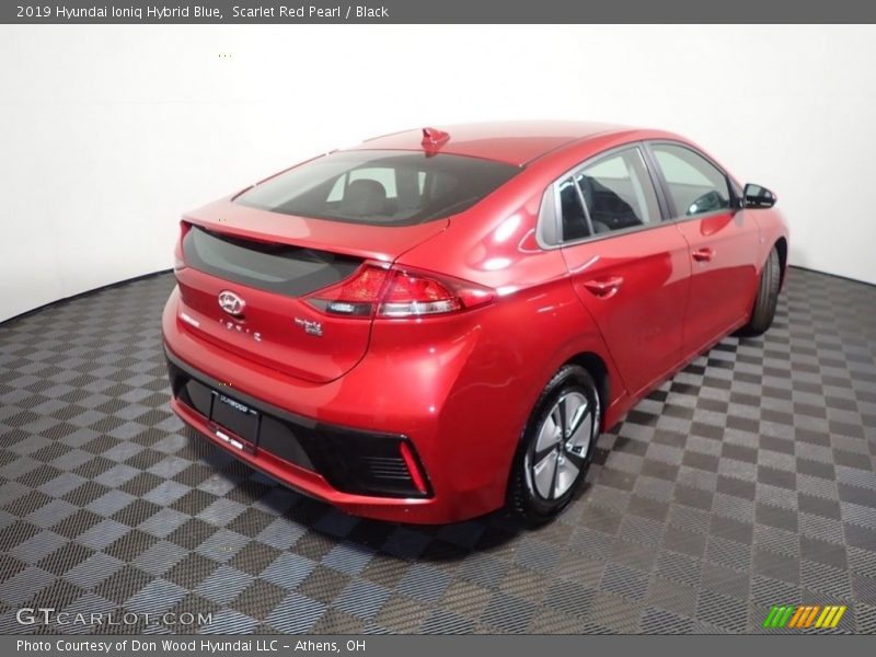 Scarlet Red Pearl / Black 2019 Hyundai Ioniq Hybrid Blue