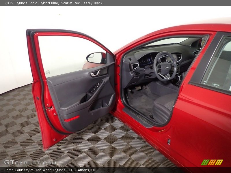 Scarlet Red Pearl / Black 2019 Hyundai Ioniq Hybrid Blue