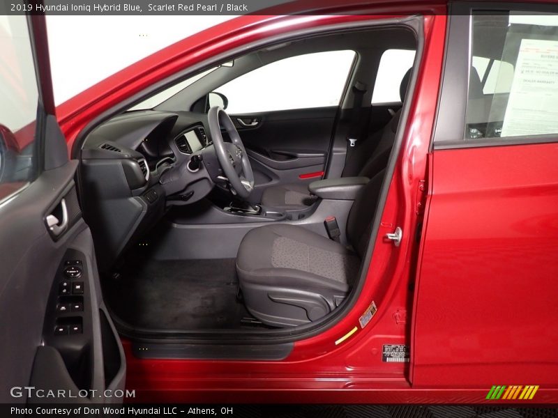Scarlet Red Pearl / Black 2019 Hyundai Ioniq Hybrid Blue