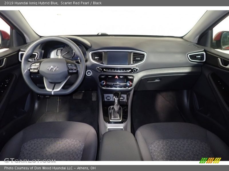 Scarlet Red Pearl / Black 2019 Hyundai Ioniq Hybrid Blue