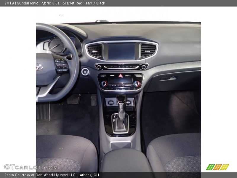 Scarlet Red Pearl / Black 2019 Hyundai Ioniq Hybrid Blue