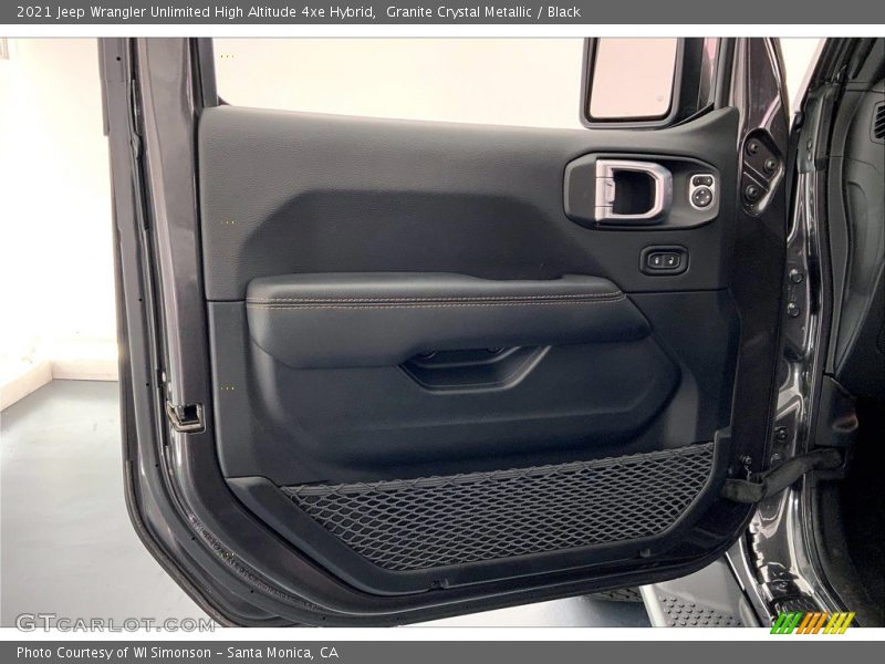 Door Panel of 2021 Wrangler Unlimited High Altitude 4xe Hybrid