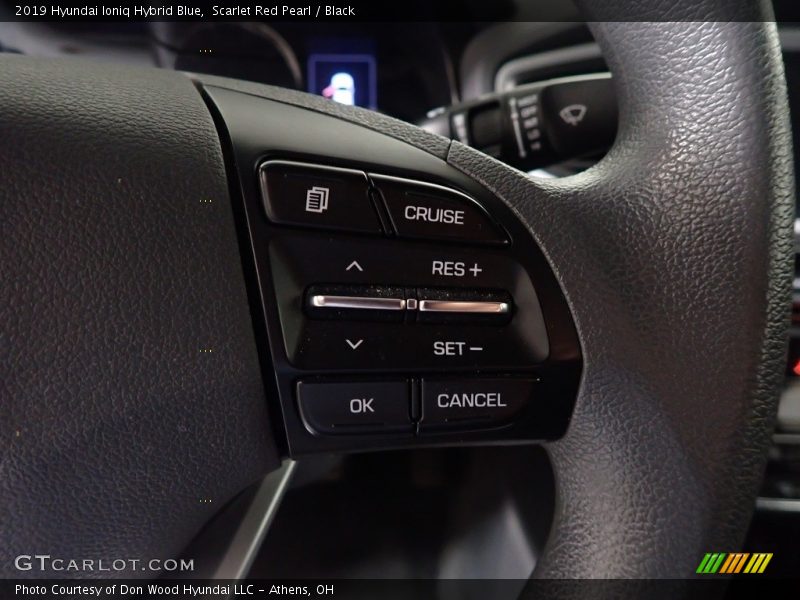 Scarlet Red Pearl / Black 2019 Hyundai Ioniq Hybrid Blue
