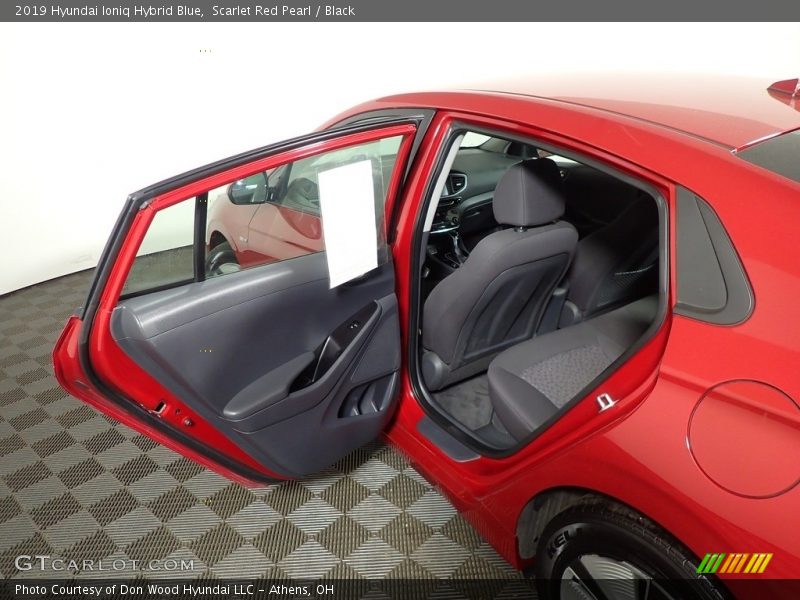 Scarlet Red Pearl / Black 2019 Hyundai Ioniq Hybrid Blue