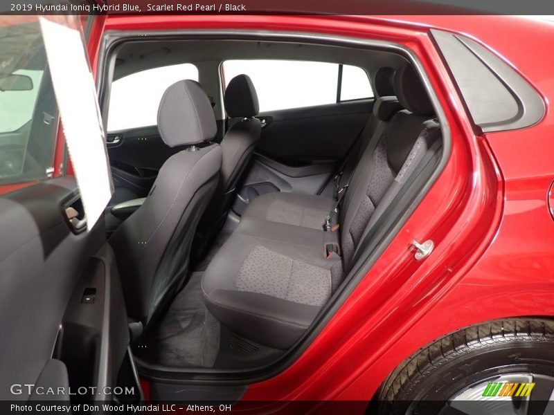 Scarlet Red Pearl / Black 2019 Hyundai Ioniq Hybrid Blue