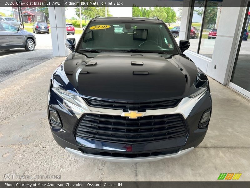 Midnight Blue Metallic / Jet Black 2020 Chevrolet Blazer LT AWD
