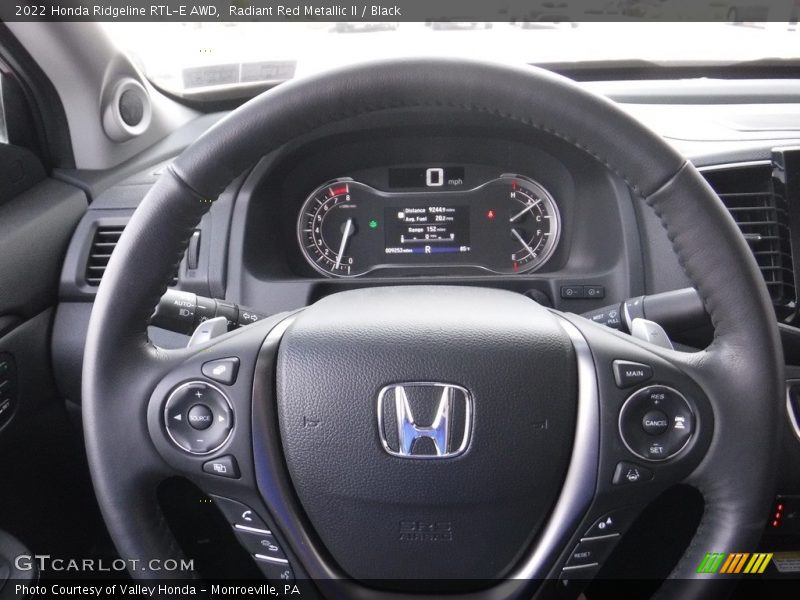  2022 Ridgeline RTL-E AWD Steering Wheel