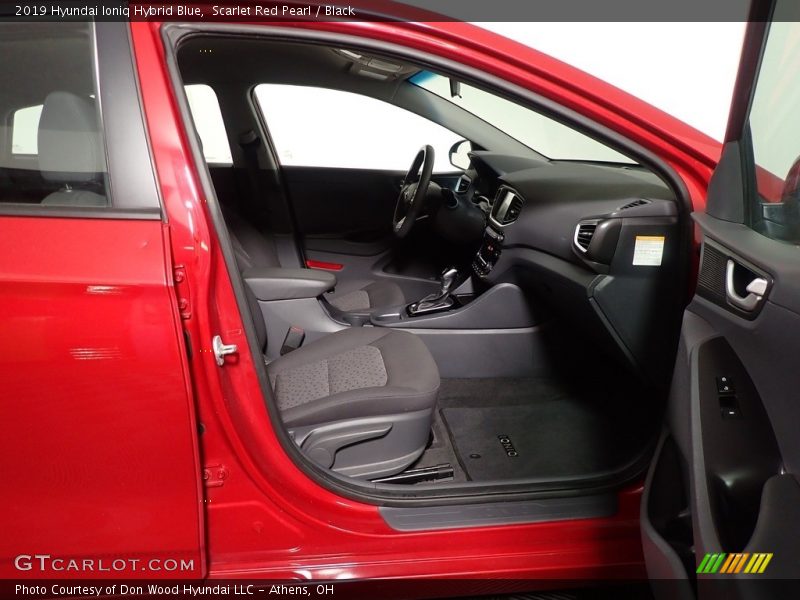 Scarlet Red Pearl / Black 2019 Hyundai Ioniq Hybrid Blue