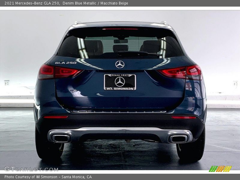 Denim Blue Metallic / Macchiato Beige 2021 Mercedes-Benz GLA 250