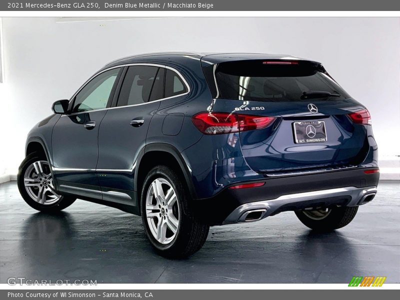 Denim Blue Metallic / Macchiato Beige 2021 Mercedes-Benz GLA 250