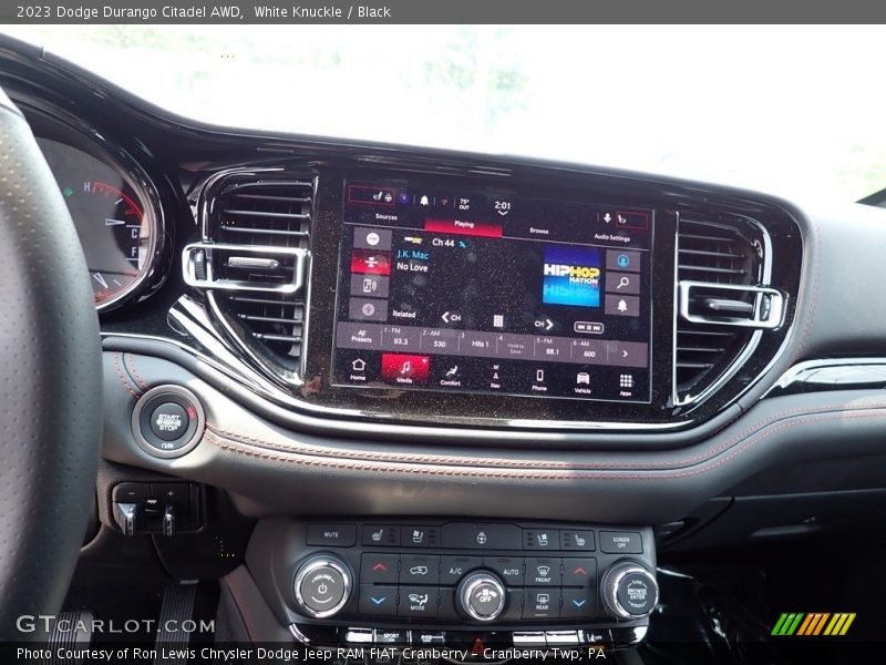 Controls of 2023 Durango Citadel AWD