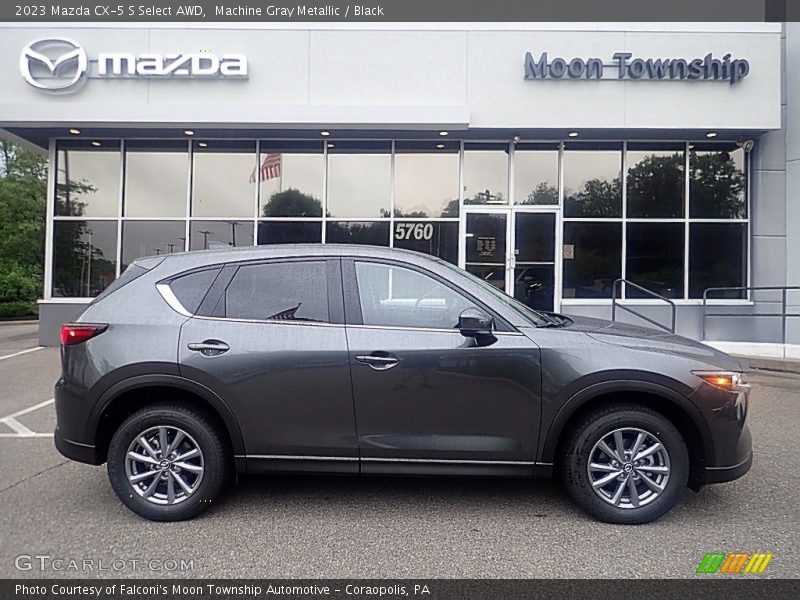 Machine Gray Metallic / Black 2023 Mazda CX-5 S Select AWD
