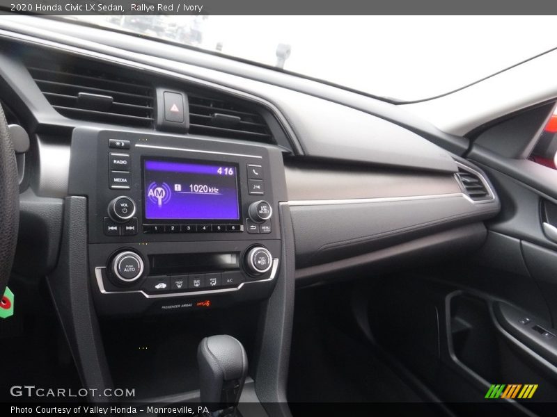 Rallye Red / Ivory 2020 Honda Civic LX Sedan