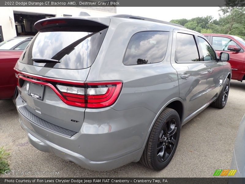 Destroyer Gray / Black 2022 Dodge Durango GT Blacktop AWD