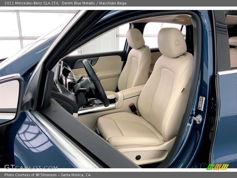 Denim Blue Metallic / Macchiato Beige 2021 Mercedes-Benz GLA 250