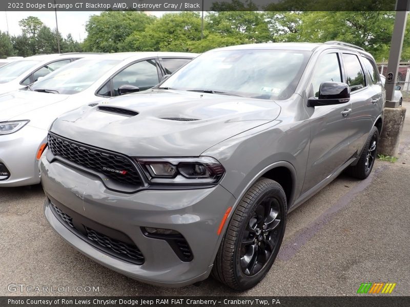 Destroyer Gray / Black 2022 Dodge Durango GT Blacktop AWD