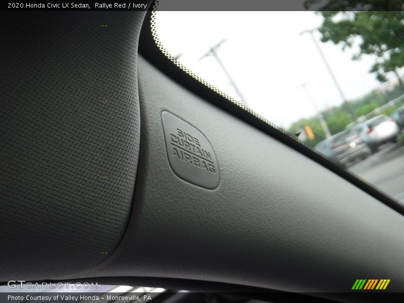 Rallye Red / Ivory 2020 Honda Civic LX Sedan