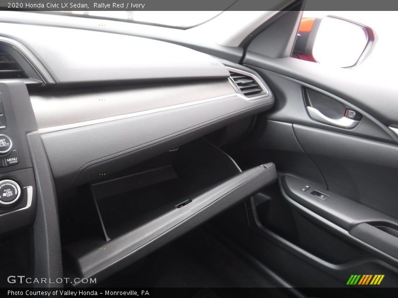 Rallye Red / Ivory 2020 Honda Civic LX Sedan