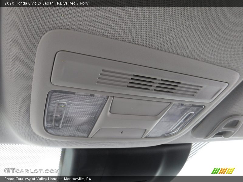 Rallye Red / Ivory 2020 Honda Civic LX Sedan