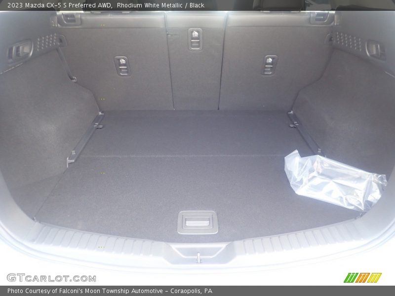 Rhodium White Metallic / Black 2023 Mazda CX-5 S Preferred AWD