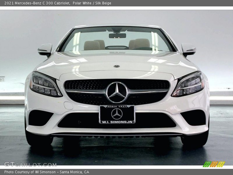 Polar White / Silk Beige 2021 Mercedes-Benz C 300 Cabriolet