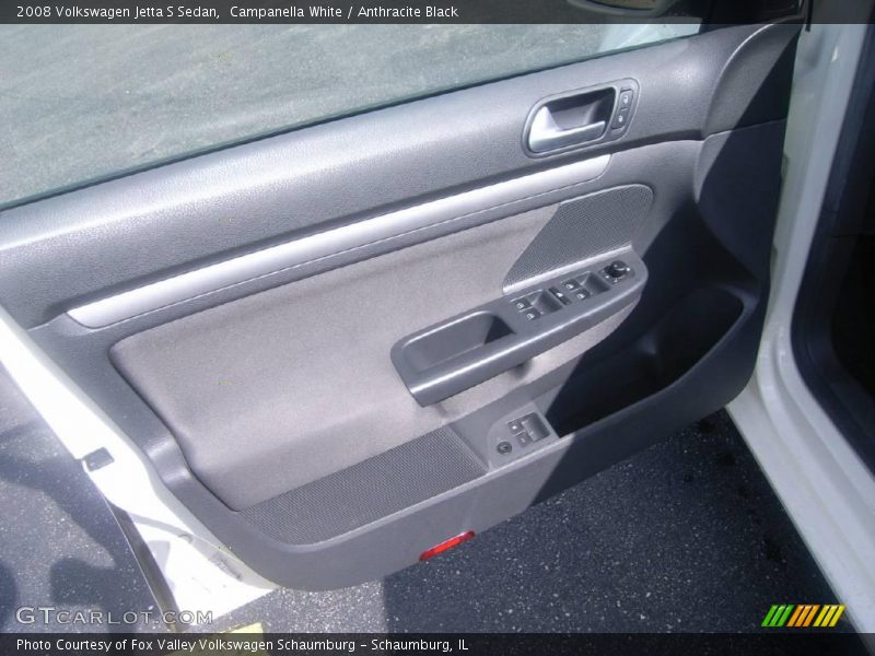 Campanella White / Anthracite Black 2008 Volkswagen Jetta S Sedan