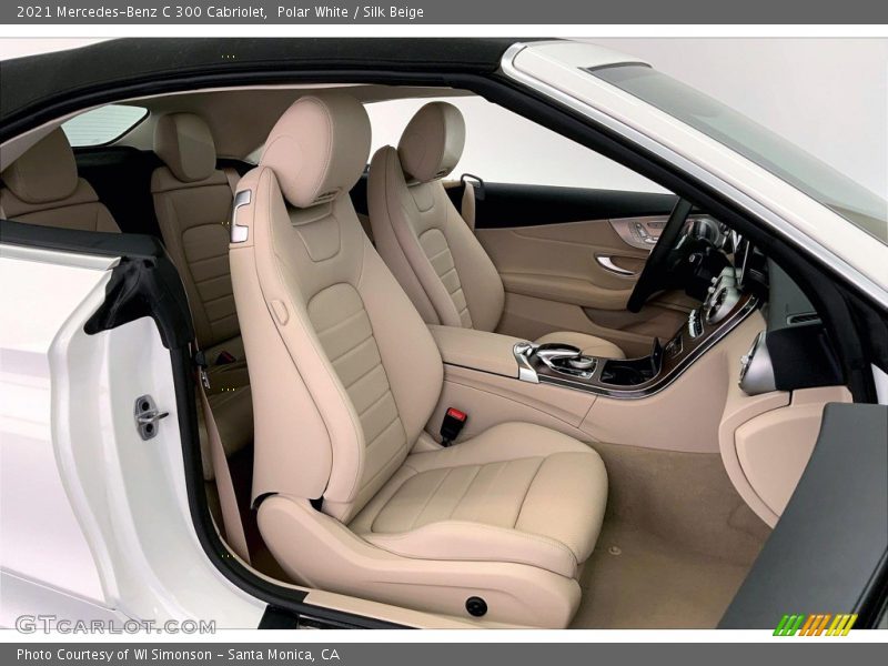 Polar White / Silk Beige 2021 Mercedes-Benz C 300 Cabriolet
