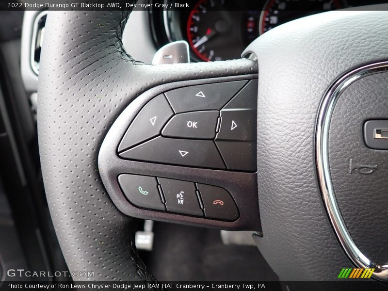 Destroyer Gray / Black 2022 Dodge Durango GT Blacktop AWD